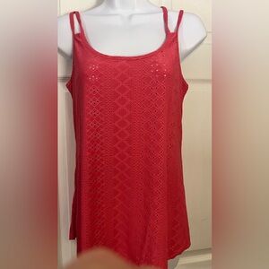 Ladies Hot Pink Tank Top